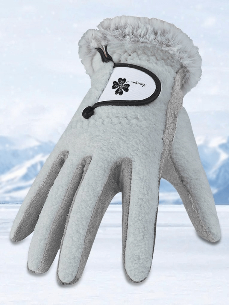 Stylish women's anti-slip warm gloves SF0958, perfect for training, featuring fleece and elastic wristband for optimal grip and warmth.